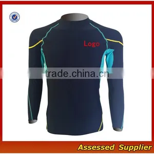 Hot Sale Sportswear Manufacturer Mens Compression Long Sleeve Rush Guard/Swim Shirt/Sun Protective Wholesale---AMY164284 thumbnail-1