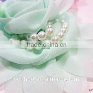 Cheapest Elastic Headband With Fabric Flower, Korea Fashion, Full of Elegance, China Wholesale thumbnail-3