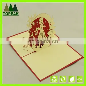 2016 Best Gift 3d High End Christmas Cards thumbnail-1