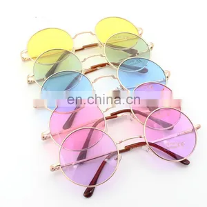 Festival Round John Lennon Style Hippie Sunglasses thumbnail-1