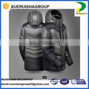 Outdoor Sport Camping Thicken Grey Goose Down Filled Jacket thumbnail-3
