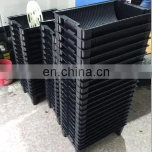 Hot Sell Stackable Moisture-proof Anti-shock Black Esd Anti-static SMT IC Plate Tray thumbnail-1