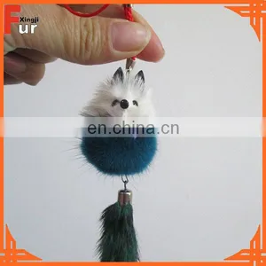Fur Accessory Mink Fur Keychain thumbnail-1