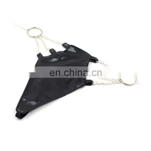 Open Bust & Crotchless Sex Teddy Sex Bondage Lingerie Leather Sexy Body Harness thumbnail-5