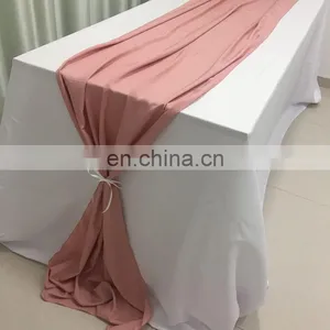 TR041#58 Coral Crepe de Chine Mexican Table Runner Decoration thumbnail-4