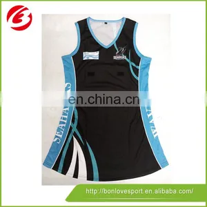 Never Fade 100 Polyester Netball Jersey for Dancing Club thumbnail-1