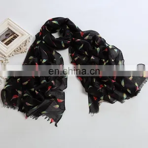 2015 Newest Style Fashion Design Long Cheap Stoles(PP172BL) thumbnail-2