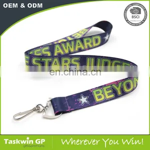 Lanyard Manufacturer Free Sample Promotional Cheap Custom Printed Poyester Neck Lanyard With Logo thumbnail-3