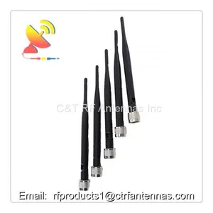 Omnidirectional RF Antenna 2.4 GHz Wlan Wifi 5dBi Rubber Duck N Type Male Antenna thumbnail-1