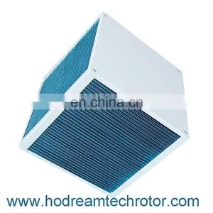 Home Use 80% Efficiency Low Air Leakage Antiseptic Hydrophilic Aluminium Foil Heat Exchanger thumbnail-6