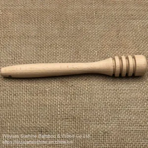 Wooden Honey Dippers,Made of Beech Wood thumbnail-3
