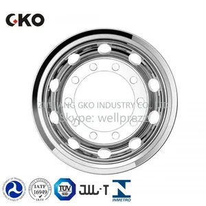 Light Weight Tubeless Wheel 22.5x9.00 Inch Aluminium Wheels Polishe Available thumbnail-2