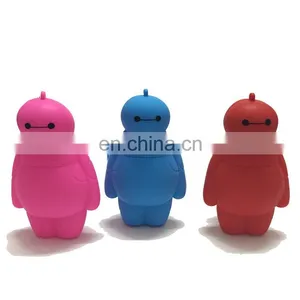 Cute Kawaii Baymax Shape Car Key Holder Promotion Girls Wallet Wristlet Fashion Ladies Mini Coin Purse thumbnail-6