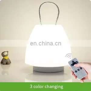 Adjustable Brightness Mini Table Lamp Romantic Night Light LED Mushroom Mood Lamp With a Remote Control for Gift thumbnail-4