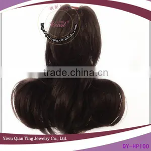 Fashion Design Brown Wrap Around Fake Ponytail thumbnail-1