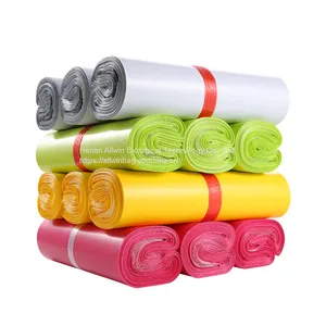 Custom Logo Shipping Polymailers Polythene Polybags Poly Mailer Bag Clothes Courier Mailing Bags thumbnail-2