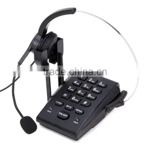Hot Sales Call Center Dialpad RJ9 Headset Telephones thumbnail-1
