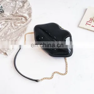 High Quality Fashion Lips, Pu Ladies Day Clutch Bag Chain Purse Shoulder Bag Handbag Women's Crossbody Mini Messenger Bag/ thumbnail-4