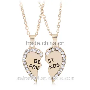 Initial Pendant Necklace Love Friends Alloy Pendant Necklace Fashion thumbnail-1