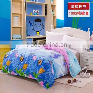 Flower Design 100% Cotton China Duvet Cover Set Reactive Printed Thick Comfoerter Cover Set thumbnail-3