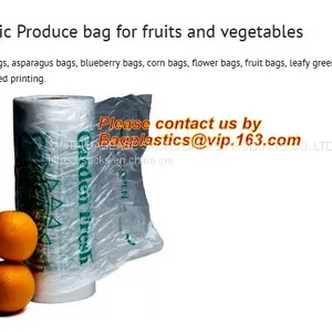 Supermarket Shopping Fresh Fruit Vegetable Packaging Plastic Bag On Roll Polythene Bags, Ldpe Bags, Hdpe Bags, Food Serv thumbnail-2