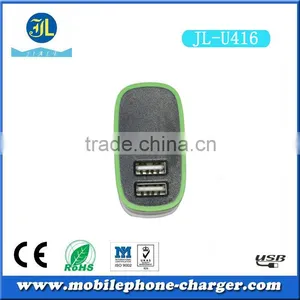 High Quality US Plug Wall Charger 2 USB Port With Retail Pack thumbnail-4