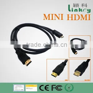 Avi to Hdmi Cable A Male to Mini With Gold-Plated thumbnail-1