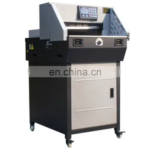 Factory Price Triple Motor Control Office Use Low Noise Heavy Duty Electric Guillotine Paper Cutter thumbnail-1