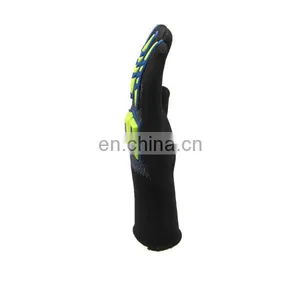 Oilfield Sandy Nitrile Cut Resistant Anti Vibration Shock Proof TPR Impact Mechanic Work Safety Gloves thumbnail-2