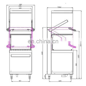 Good Price Commercial Dish Washer thumbnail-2