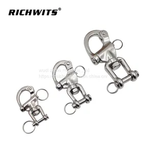 304/316 Stainless Steel Swivel Jaw Snap Shackle thumbnail-1