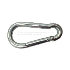 Galvanized Iron Track Shape U-shaped Quick Link Ring Outdoor Cross Border Buckle Spring Hook Safety Buckle Chain Link Buckle thumbnail-2