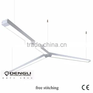 Led Back Ceiling Light Long LED Acrylic Pendant Light for Lobby Villa Hotel Garage thumbnail-6