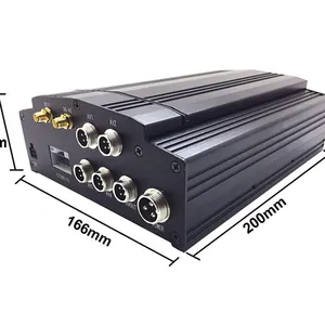 Vehicle Video Recorder 5g 4G WiFi GPS Face Recognition 4 Channel Network Mobile DVR thumbnail-4