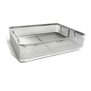 Professional Customized Stainless Steel Wire Mesh Basket For Medical Sterilization thumbnail-1