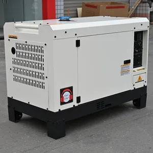 10KW 380V Three Phase Silent Diesel Generator With 2V88F Engine Pure Copper Alternator thumbnail-1