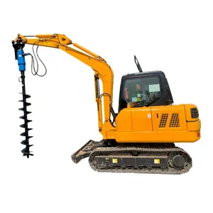 Small Spacing Between Spiral Blades Stone Drilling Attachment for Excavator Effective Rotary Rock Drill thumbnail-3