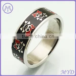 Modern Artificial Diamond 2014 Women Silver 316L Stainless Steel Ring thumbnail-6