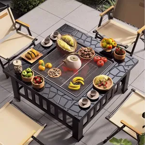 Portable High Quality Fire Pit With Smokeless Wood Burning Feature For Outdoor Patio Garden BBQ Grills Backyard Indoor Use thumbnail-5