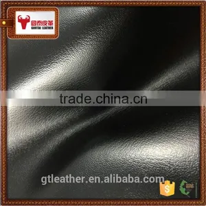 pu Coated Cow Action Leather for School Shoes Face Leather thumbnail-1