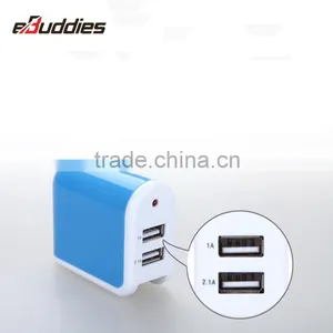 Electric Type and Mobile Phone Use Dual Usb Wall Charger 5V 2.1A thumbnail-4