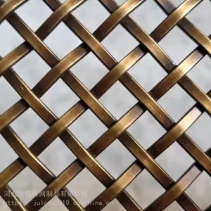 Metal Decorative Wire Mesh Architectural Woven Mesh for Building Facade thumbnail-2