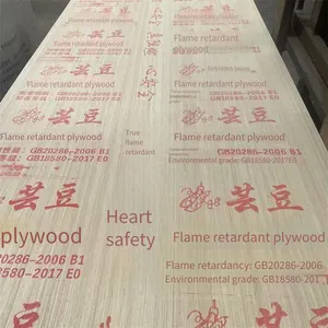 Flame-retardant Plywood From the Original Manufacturer, 15mm for Industrial Projects, Fireproof Multi-layer Board, Long-term Supply thumbnail-1