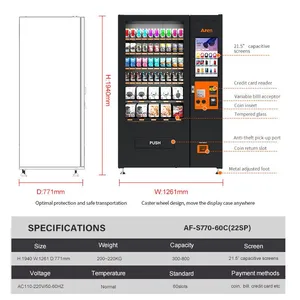 AFEN Large Item Credit Card Acrylic Condom Sex Toys Vending Machine for Sale for Europe thumbnail-5