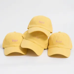 Customizable Plain Cotton Baseball Cap - Unisex Soft Top Dad Hat for Daily & Sports thumbnail-1