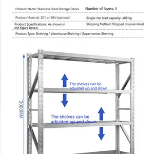 Food-Grade 304 Stainless Bakery Shelf — Painted Racks Flake Into Dough, This One Doesn't thumbnail-4