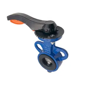 Manual Center-line Wafer TypeSoft Sealing Butterfly Valve thumbnail-3