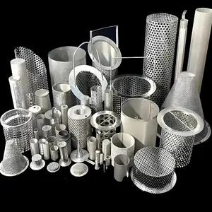 316L Stainless Steel Spiral Punched Tube, 1.0mm Wall Thickness, 50mm Length, for Industrial Filtration thumbnail-3