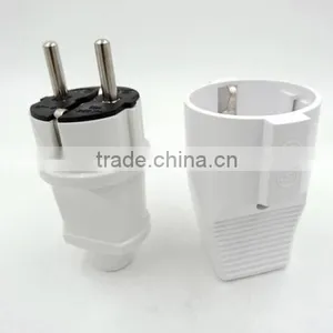 Excellent Quality ABS Schuko Plug and Socket /Schuko Female/Schuko Male Plug thumbnail-4