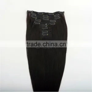 WJ008 220grams Remy Clip in Hair Extension 100% Human Clip in Double Weft Marley Braid Hair Extension Supplier's Choice thumbnail-2